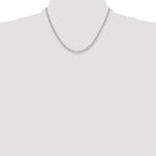 Sterling Silver Polished 3.15mm Paperclip Chain