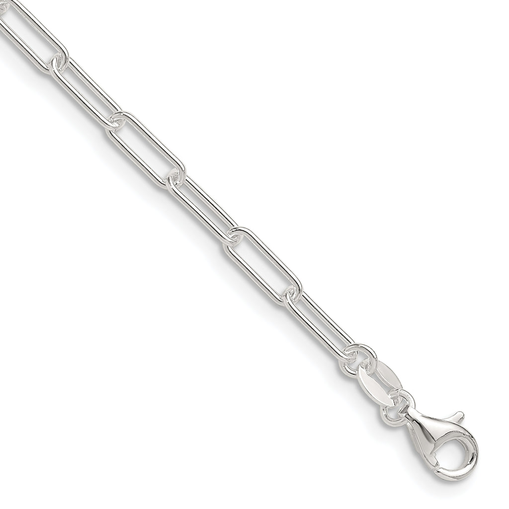 Sterling Silver Paperclip Chain Necklace 3.1mm
