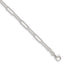 Sterling Silver Paperclip Chain Bracelet 3.5mm