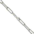 Sterling Silver Polished 5.5mm Paperclip Chain