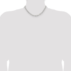 Sterling Silver Polished 5.5mm Paperclip Chain