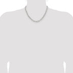 Sterling Silver Polished 5.5mm Paperclip Chain