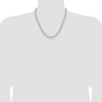 Sterling Silver Polished 5.5mm Paperclip Chain