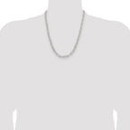 Sterling Silver Polished 5.5mm Paperclip Chain