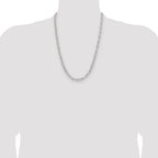 Sterling Silver Polished 5.5mm Paperclip Chain