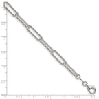 Sterling Silver Polished 5.5mm Paperclip Chain