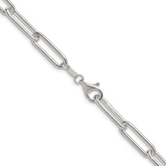 Sterling Silver Polished 6.5mm Paperclip Chain