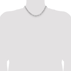 Sterling Silver Polished 6.5mm Paperclip Chain
