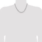 Sterling Silver Polished 6.5mm Paperclip Chain