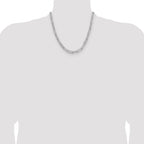 Sterling Silver Polished 6.5mm Paperclip Chain