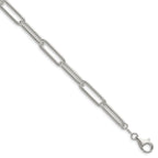 Sterling Silver Polished 6.5mm Paperclip Chain