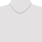 Sterling Silver 1.5mm Fancy Beaded Chain