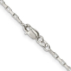 Sterling Silver Box Chain Necklace 1.65mm