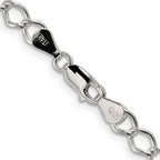 Sterling Silver Curb Chain Necklace 5.75mm