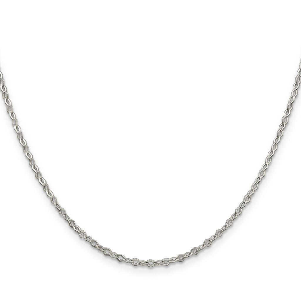 Sterling Silver Link Chain Necklace 2.25mm