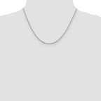 Sterling Silver 2.25mm Fancy Navette Link Chain