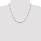Sterling Silver 2.25mm Fancy Navette Link Chain
