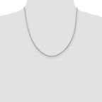 Sterling Silver 2mm Fancy Anchor Pendant Chain Anklet
