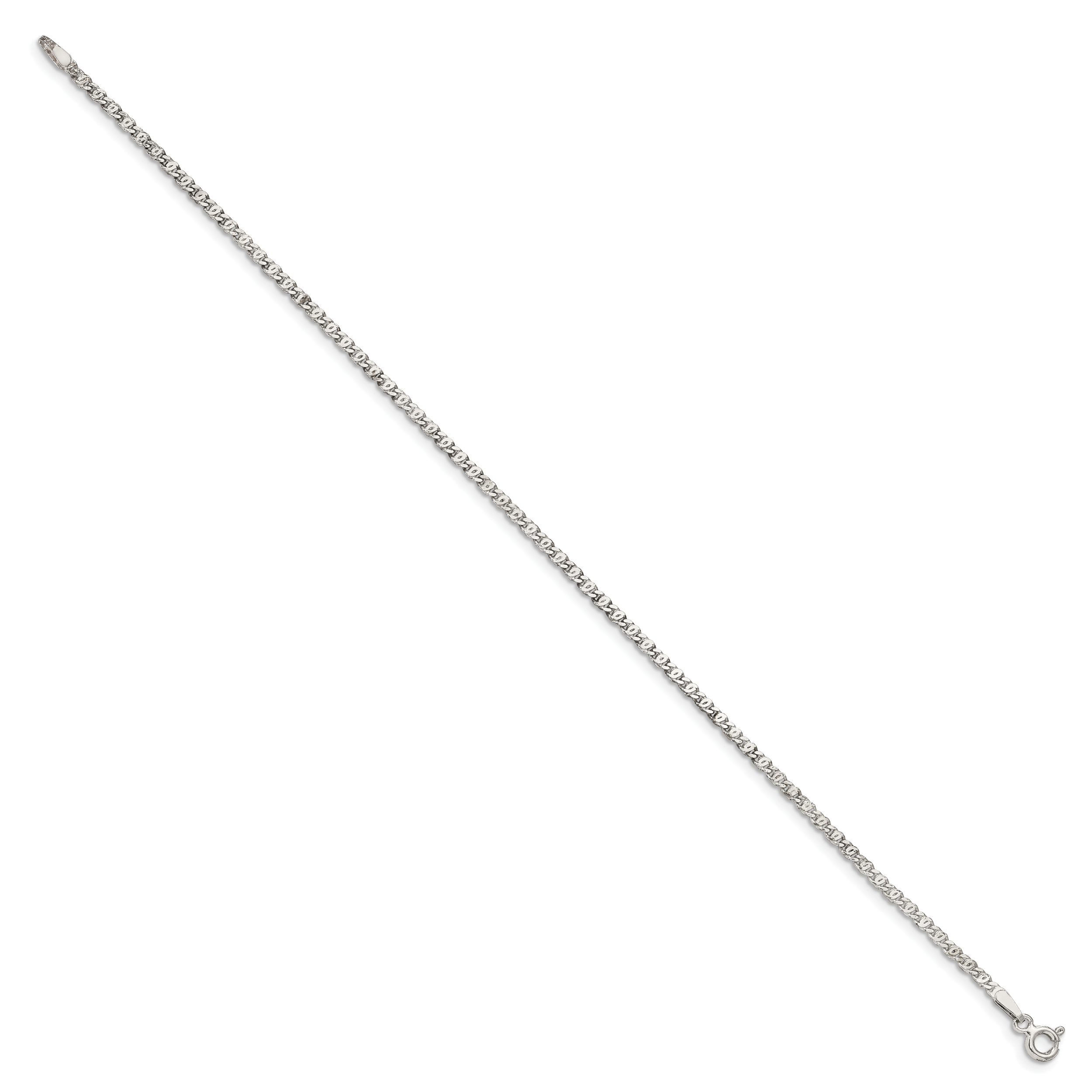 Sterling Silver 2mm Fancy Anchor Pendant Chain Secondary image