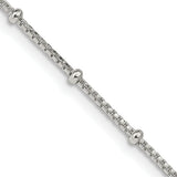 Ball Chain Necklace in Sterling Silver, 1.25mm, 16–24 Inch