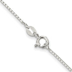 Sterling Silver 1mm Mirror Box Chain