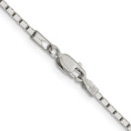 Sterling Silver 1.5mm Mirror Box Chain