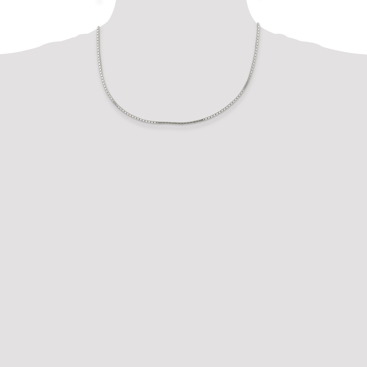 Sterling Silver 1.5mm Mirror Box Chain