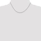 Sterling Silver Box Chain Necklace 1.25mm