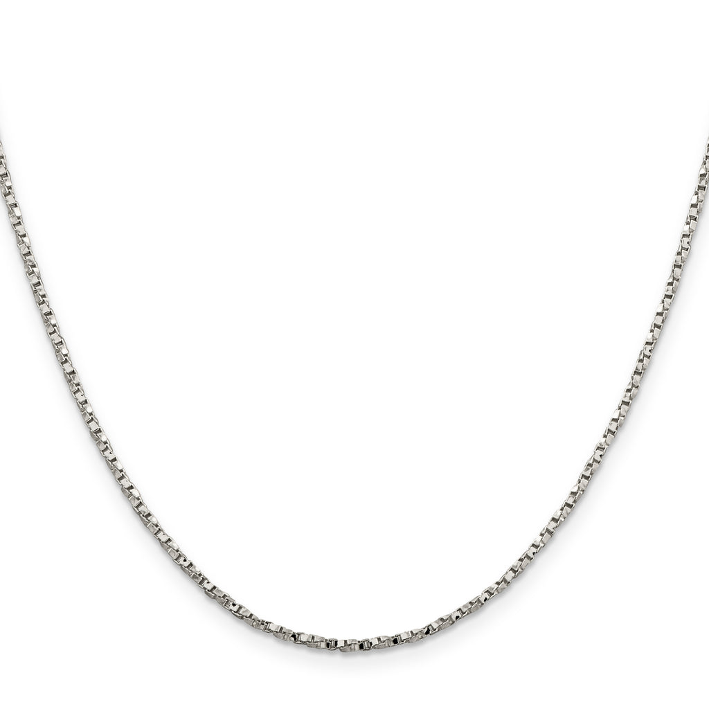 Sterling Silver 1.75mm Twisted Box Chain