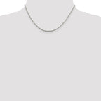 Sterling Silver Box Chain Necklace 1.75mm