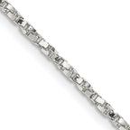 Sterling Silver Box Chain Necklace 1.75mm