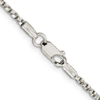 Sterling Silver Box Chain Necklace 2.25mm
