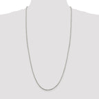Sterling Silver Box Chain Necklace 2.25mm