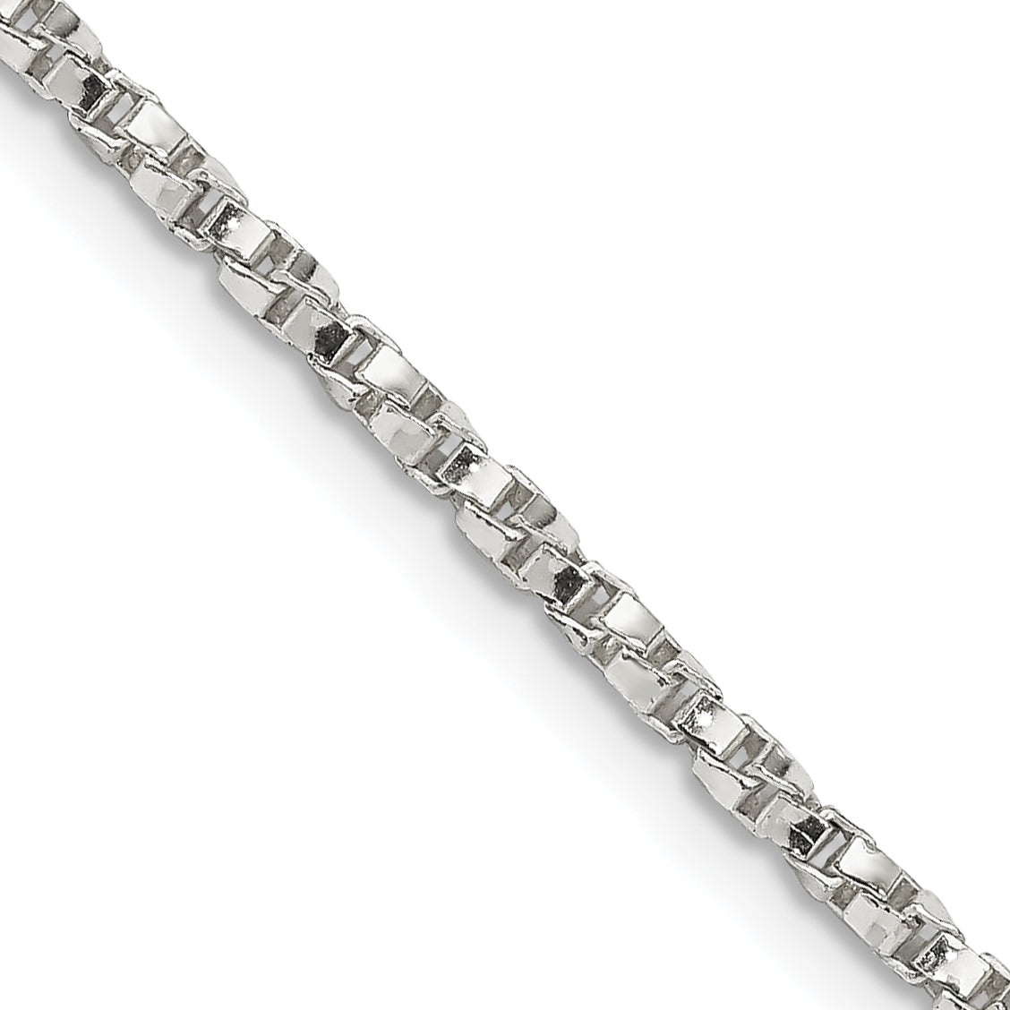 Sterling Silver Box Chain Necklace 2.25mm Main image