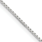 Sterling Silver .6mm Mirror Box Chain With 2in Extension