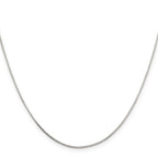 Sterling Silver Box Chain Necklace 0.7mm