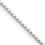 Sterling Silver Box Chain Necklace 0.7mm