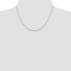 Sterling Silver 1mm Twisted Serpentine Chain