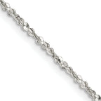 Sterling Silver Serpentine Chain Necklace 1.6mm