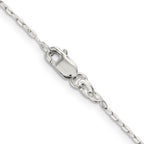 Sterling Silver Cable Chain Necklace 1.4mm