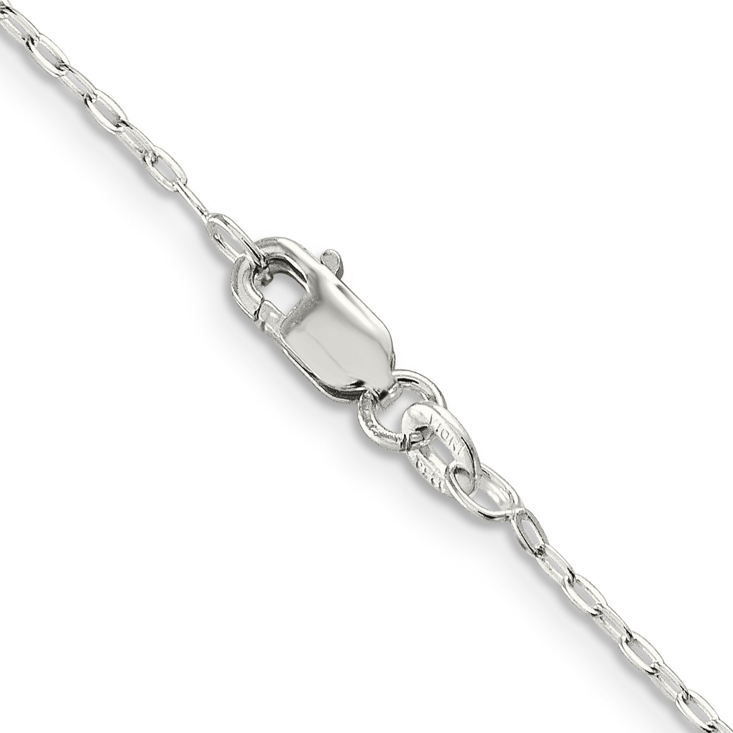 Sterling Silver Cable Chain Necklace 1.4mm