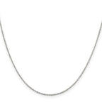 Sterling Silver Forzantine Chain Necklace 1.1mm