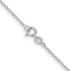 Sterling Silver Forzantine Chain Necklace 1.1mm