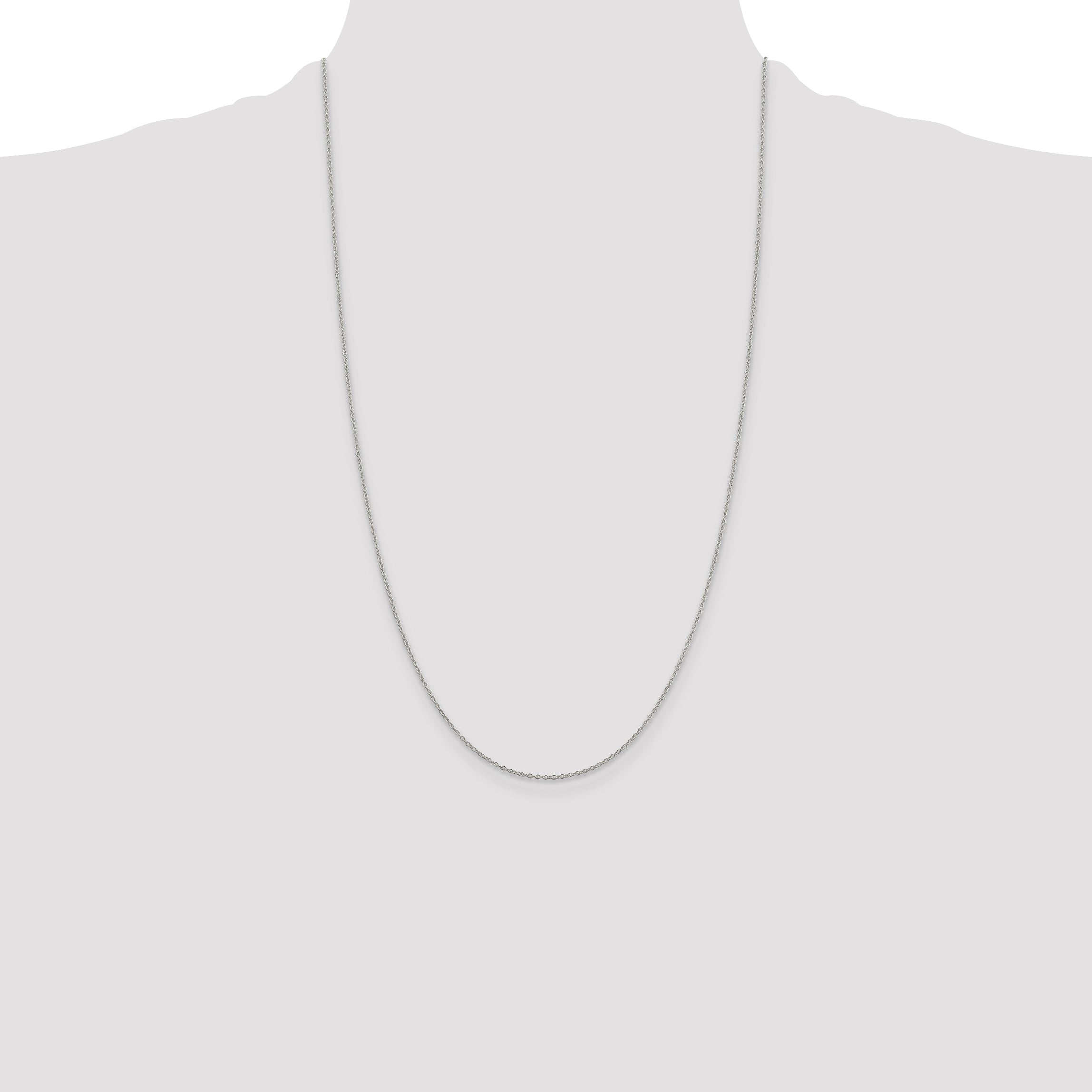 Sterling Silver 1.10mm Forzantine Cable Chain