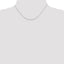 Sterling Silver Rhodium-Plated 1.1mm Forzantine Cable Chain