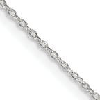 Sterling Silver Forzantine Chain Necklace 1.1mm