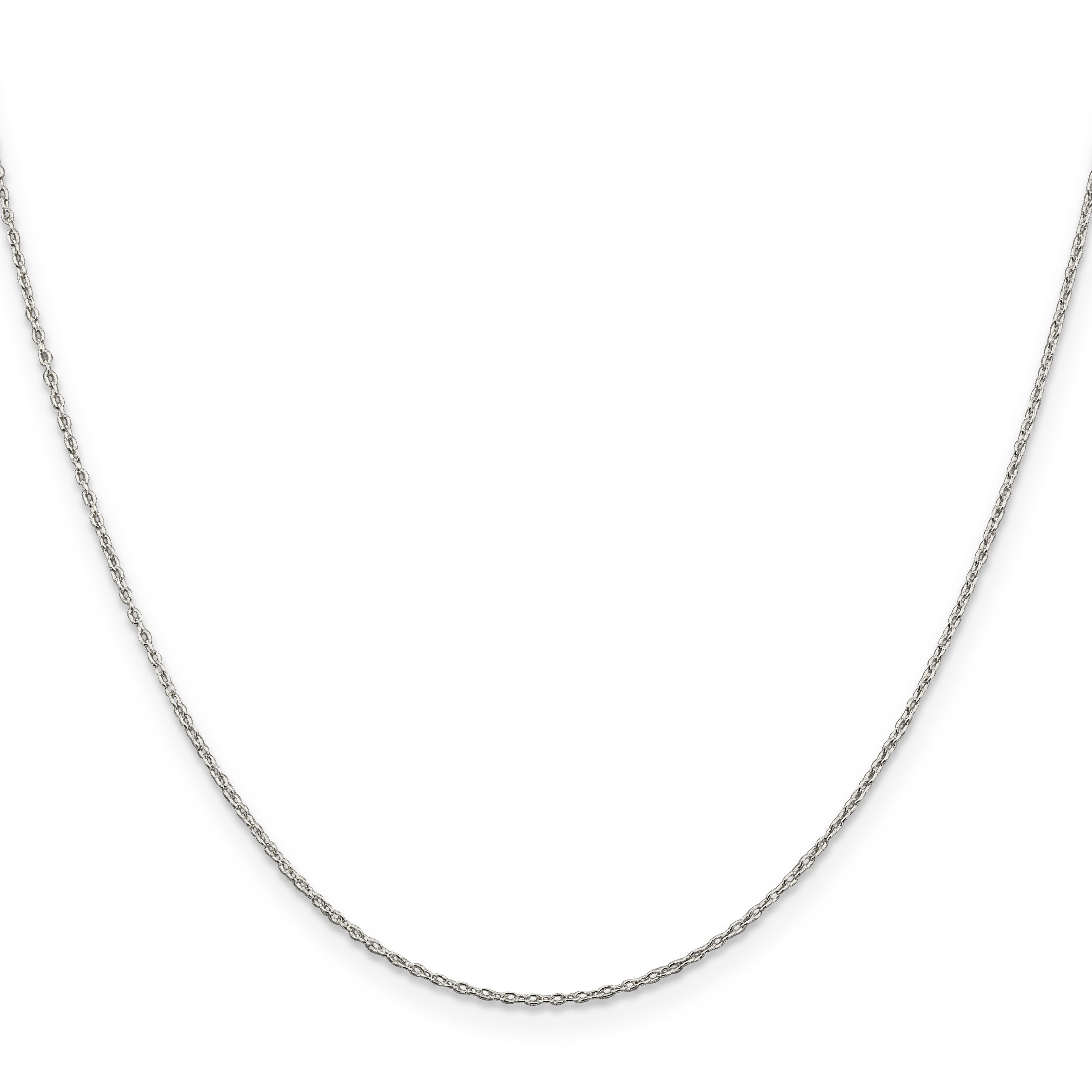 Forzantine Cable Chain Necklace in Sterling Silver Secondary image