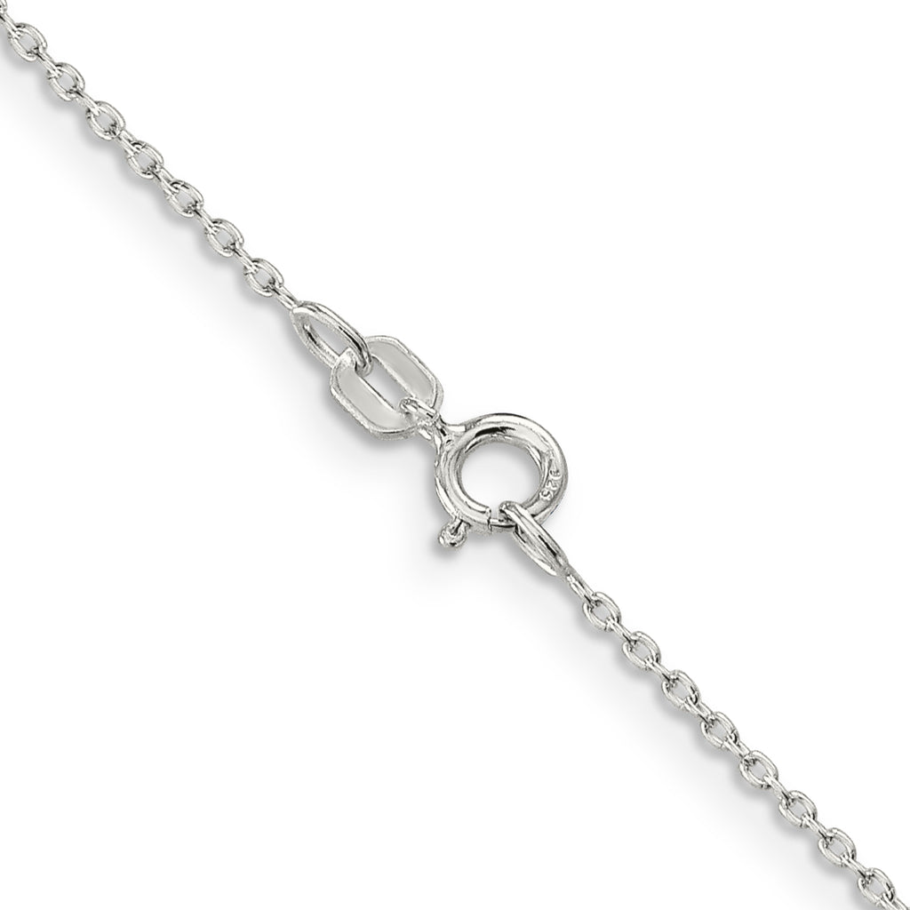 Sterling Silver Forzantine Chain Necklace 1.3mm
