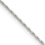 Sterling Silver 1mm Oval Box Chain