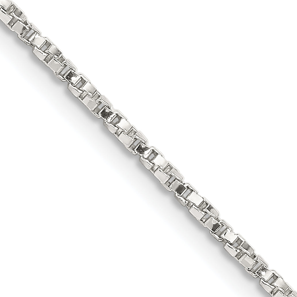 Sterling Silver 1.35mm Twisted Box Chain Main image
